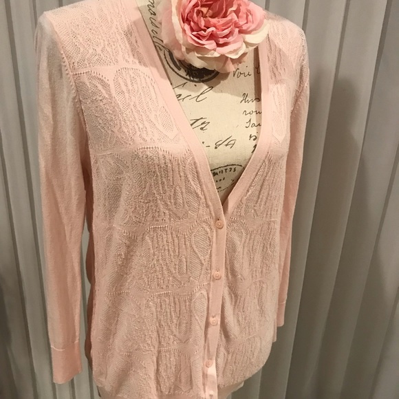 Women Baby Pink Cardigan - Picture 4 of 4